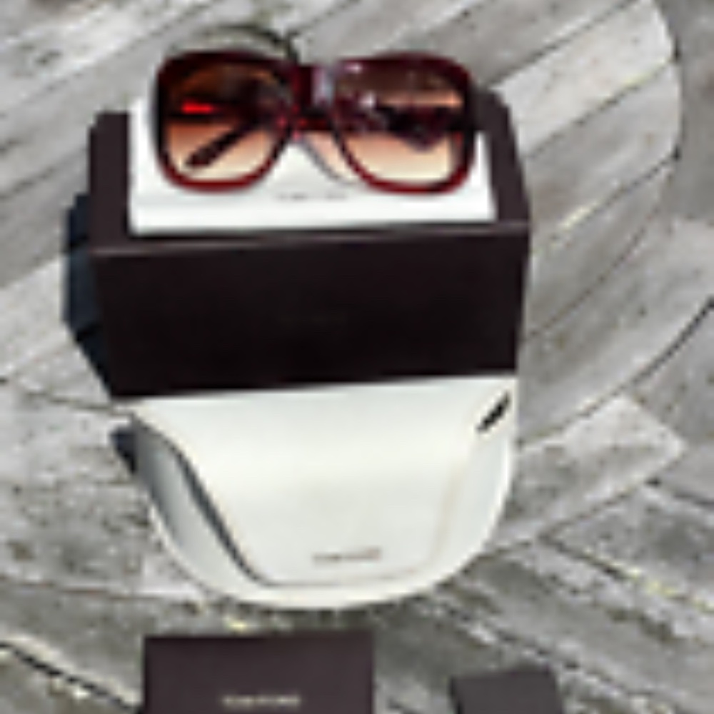 TOM FORD Vintage TF63 TATIANA Sunglasses in 211 SHINY ROSE - New in Box - Picture 8 of 9